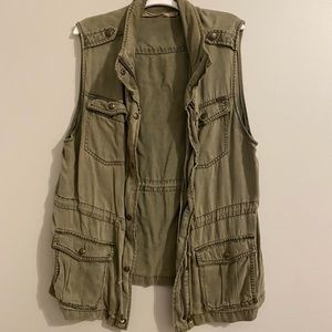 Green Army Utility Vest